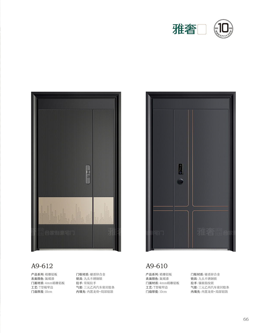 雅奢鑄鋁精雕係列A9-612、A9-610